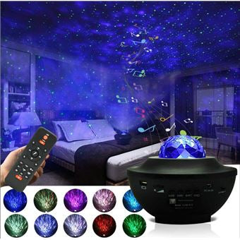 Aurora™ — Projecteur Galaxie avec Enceinte Bluetooth | Ciel Étoilé & Aurôres