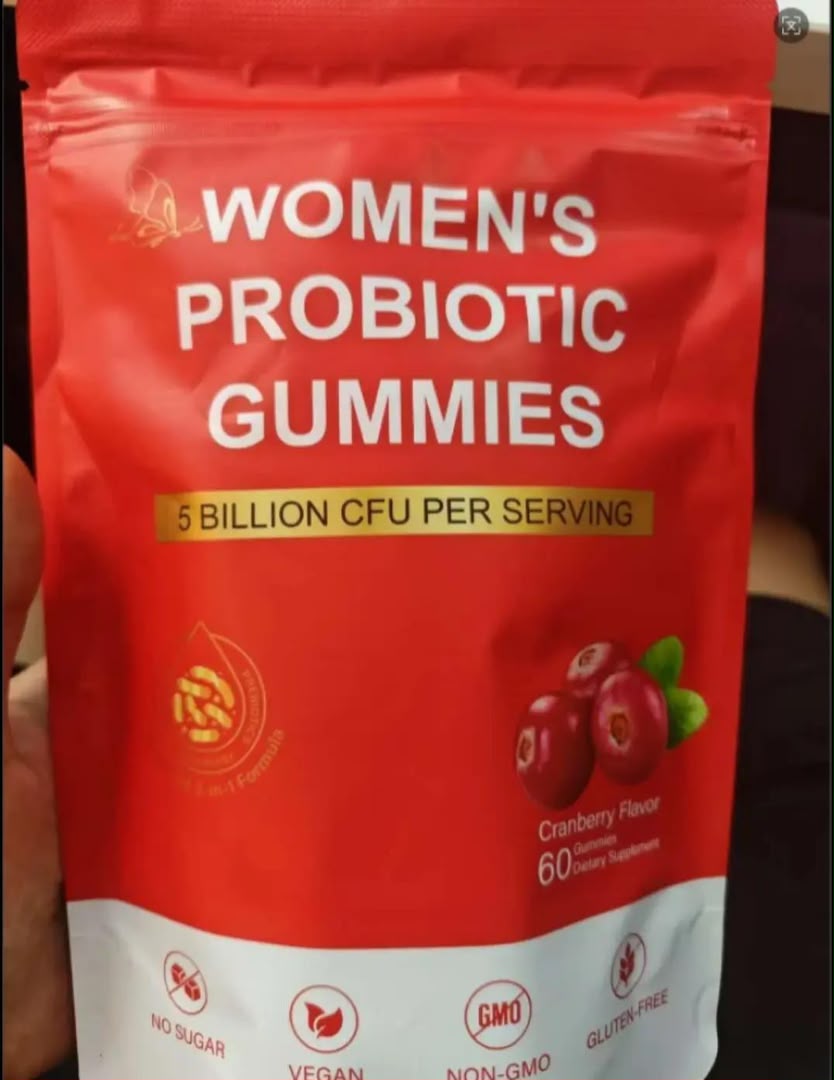Gummies Probiotiques Féminins à la Cranberry — Équilibre & Bien-être Intime