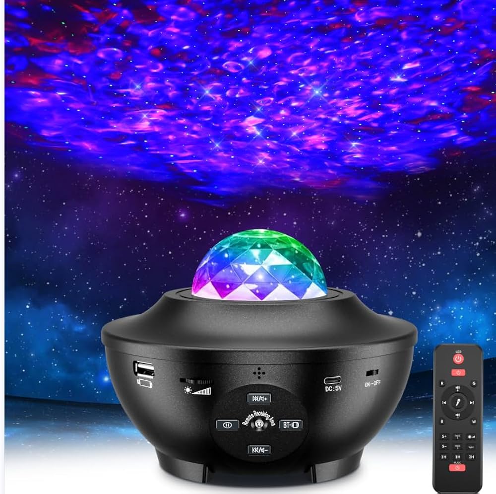 Aurora™ — Projecteur Galaxie avec Enceinte Bluetooth | Ciel Étoilé & Aurôres