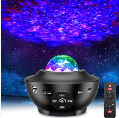 Aurora™ — Projecteur Galaxie avec Enceinte Bluetooth | Ciel Étoilé & Aurôres