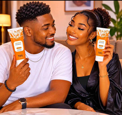POUQUR Orange Enzymes – Gel Exfoliant Éclat Anti-Taches & Vergetures ,pour Entrejambes et Cou Noir