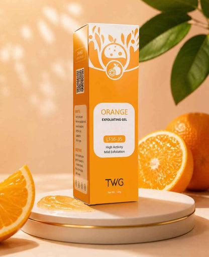POUQUR Orange Enzymes – Gel Exfoliant Éclat Anti-Taches & Vergetures ,pour Entrejambes et Cou Noir