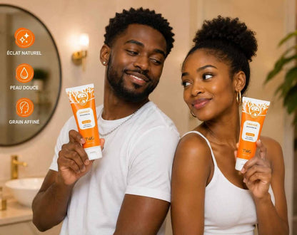 POUQUR Orange Enzymes – Gel Exfoliant Éclat Anti-Taches & Vergetures ,pour Entrejambes et Cou Noir