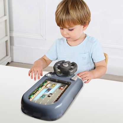 Simulateur de Conduite Interactif pour Enfants – Volant et Parcours de Course